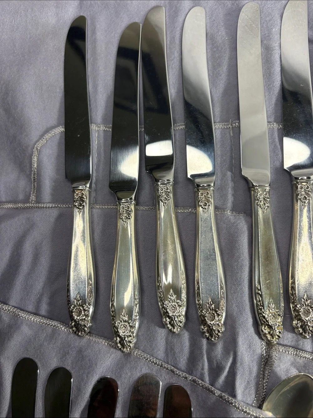 International Sterling Prelude Flatware Set 5 Piece Fine Silver see details